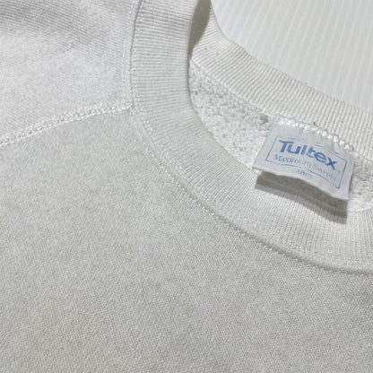 【中古品】【メンズ】 TULTEX タルテックス 80's RAGLAN SLEEVE SWEAT VINTAGE 80年代 ラグランスリーブ スウェット 長袖 トップス トレーナー ヴィンテージ 145-260828-yo-14-teih サイズ：L カラー：ホワイト 万代Net店