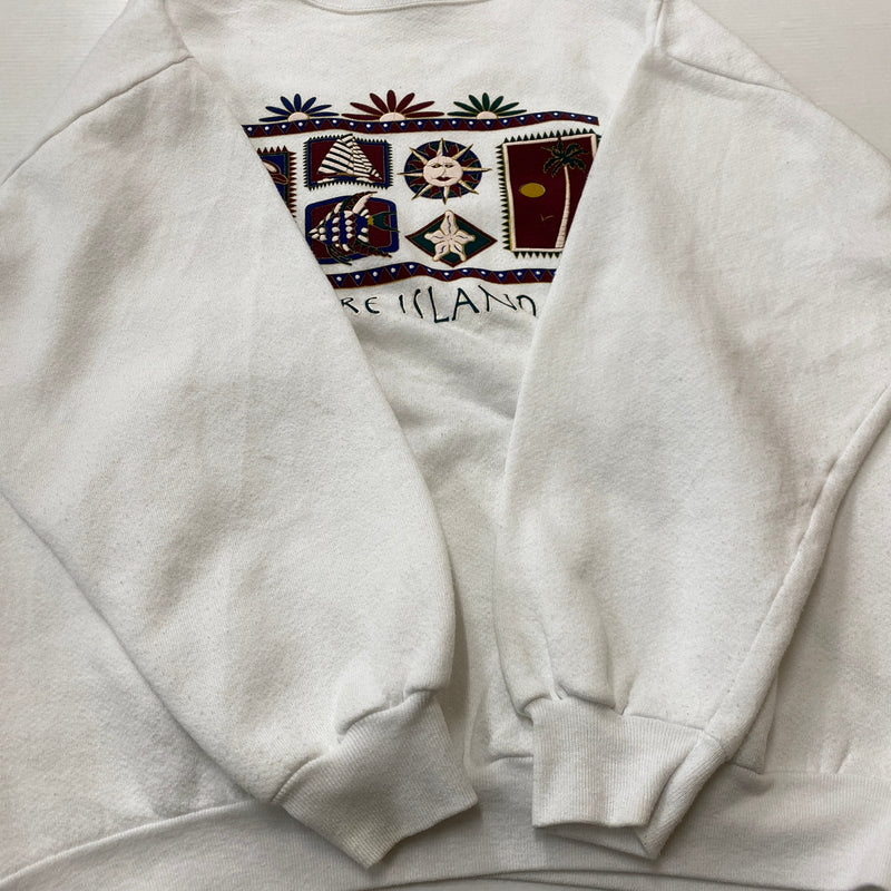 【中古品】【メンズ】 TULTEX タルテックス 90’s SWEAT 90年代 スウェット 長袖 トップス 145-260829-sa-08-tei サイズ：L カラー：ホワイト 万代Net店