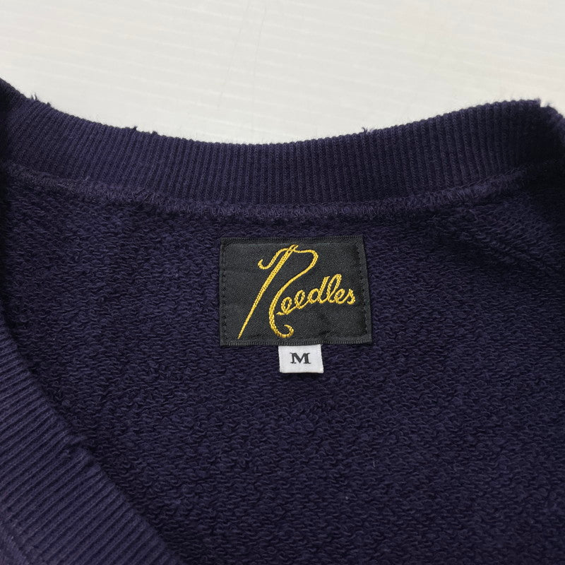 【中古品】【メンズ】 NEEDLES ニードルス DECONSTRUCTED SWEAT SHIRT COTTON FRENCH RW336 デコンストラクト スウェット シャツ コットンフレンチ 長袖 トップス 140-260531-yo-12-tei サイズ：M カラー：パープル 万代Net店