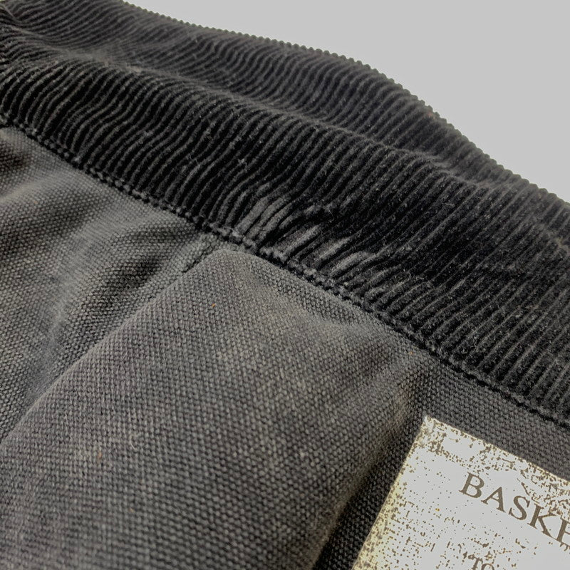 【中古品】【メンズ】 BASKETCASE バスケットケース POPE WORK JACKET ワークジャケット ライトアウター ダメージ加工 142-260531-ko-01-tei サイズ：M カラー：ブラック系 万代Net店