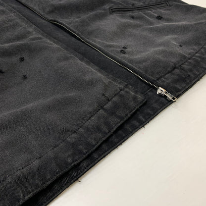 【中古品】【メンズ】 BASKETCASE バスケットケース POPE WORK JACKET ワークジャケット ライトアウター ダメージ加工 142-260531-ko-01-tei サイズ：M カラー：ブラック系 万代Net店
