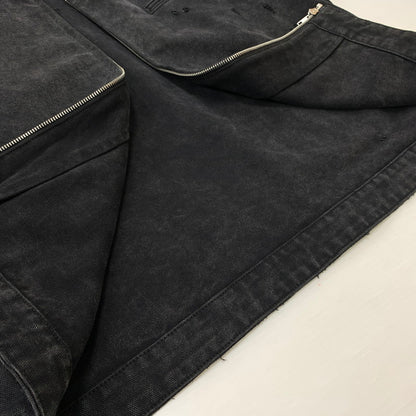 【中古品】【メンズ】 BASKETCASE バスケットケース POPE WORK JACKET ワークジャケット ライトアウター ダメージ加工 142-260531-ko-01-tei サイズ：M カラー：ブラック系 万代Net店
