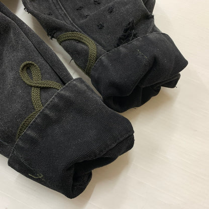 【中古品】【メンズ】 BASKETCASE バスケットケース POPE WORK JACKET ワークジャケット ライトアウター ダメージ加工 142-260531-ko-01-tei サイズ：M カラー：ブラック系 万代Net店