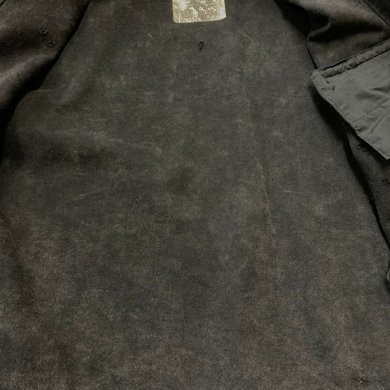 【中古品】【メンズ】 BASKETCASE バスケットケース POPE WORK JACKET ワークジャケット ライトアウター ダメージ加工 142-260531-ko-01-tei サイズ：M カラー：ブラック系 万代Net店