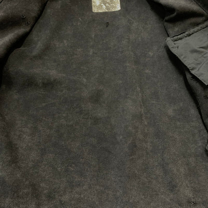 【中古品】【メンズ】 BASKETCASE バスケットケース POPE WORK JACKET ワークジャケット ライトアウター ダメージ加工 142-260531-ko-01-tei サイズ：M カラー：ブラック系 万代Net店