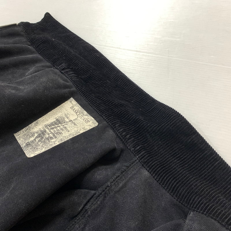 【中古品】【メンズ】 BASKETCASE バスケットケース POPE WORK JACKET ワークジャケット ライトアウター ダメージ加工 142-260531-ko-01-tei サイズ：M カラー：ブラック系 万代Net店