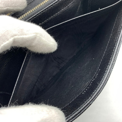 【中古品】【レディース】 SAINT LAURENT サンローラン 372264 カサンドラ マトラッセ ラージフラップ ウォレット 財布 181-260522-ko-08-tei カラー：ブラック 万代Net店