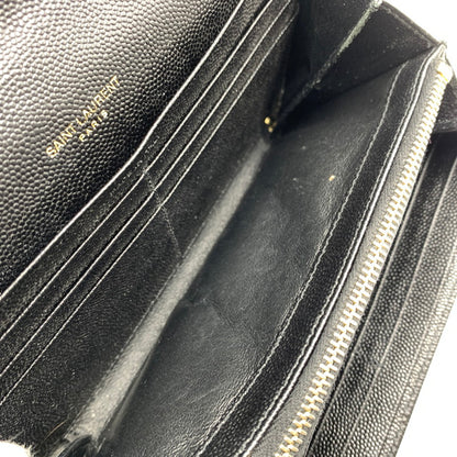 【中古品】【レディース】 SAINT LAURENT サンローラン 372264 カサンドラ マトラッセ ラージフラップ ウォレット 財布 181-260522-ko-08-tei カラー：ブラック 万代Net店