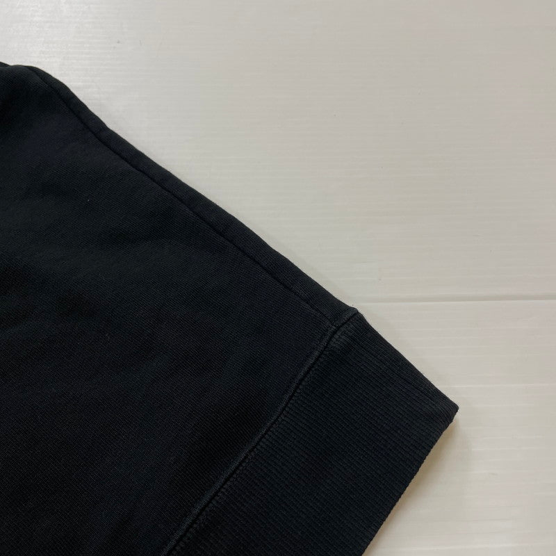 【中古品】【メンズ】 SAINT LAURENT サンローランパリ LOGO PRINT PULLOVER PARKA 464581 ロゴプリント プルオーバーパーカー 長袖 トップス フーディ 141-260531-yo-11-tei サイズ：M カラー：ブラック 万代Net店