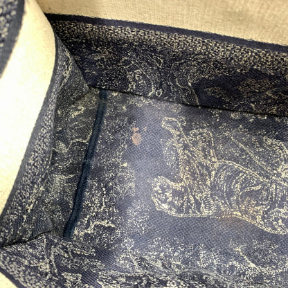 【現状渡し品】【レディース】 CHRISTIAN DIOR クリスチャンディオール MIDIUM BOOK TOTE 50-MA-1201 ミディアム ブックトート バッグ カバン 180-260522-ko-12-tei カラー：ネイビー系/ホワイト系 万代Net店