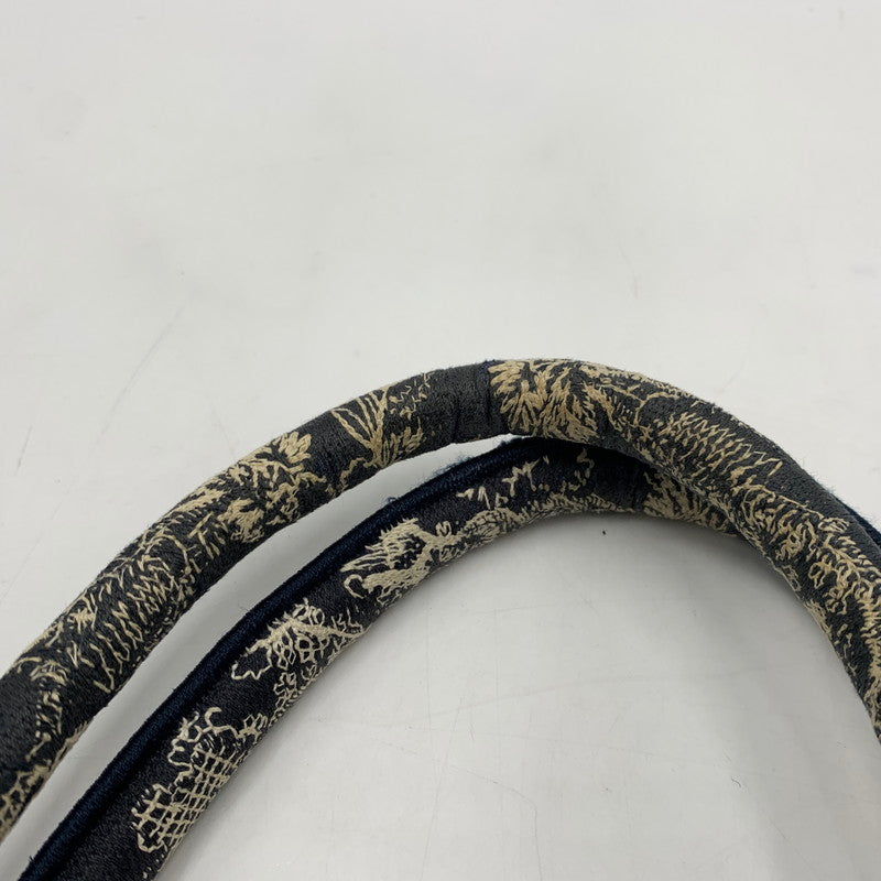 【現状渡し品】【レディース】 CHRISTIAN DIOR クリスチャンディオール MIDIUM BOOK TOTE 50-MA-1201 ミディアム ブックトート バッグ カバン 180-260522-ko-12-tei カラー：ネイビー系/ホワイト系 万代Net店