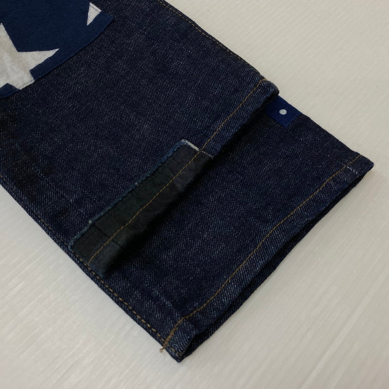 【中古品】【メンズ】 SOPHNET. ソフネット SLIM-FIT ANKLE CUT REPAIR DENIM PANTS SOPH-156031 スリムフィット アンクルカット リペア デニムパンツ ボトムス ジーンズ 153-260716-ss-10-tei サイズ：M カラー：インディゴ 万代Net店