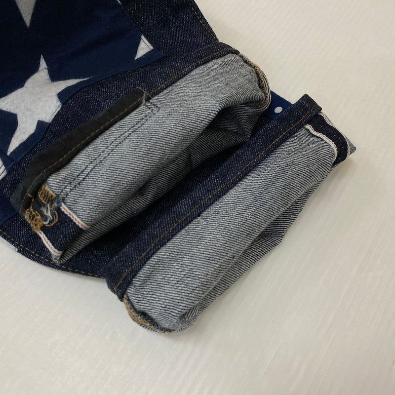 【中古品】【メンズ】 SOPHNET. ソフネット SLIM-FIT ANKLE CUT REPAIR DENIM PANTS SOPH-156031 スリムフィット アンクルカット リペア デニムパンツ ボトムス ジーンズ 153-260716-ss-10-tei サイズ：M カラー：インディゴ 万代Net店