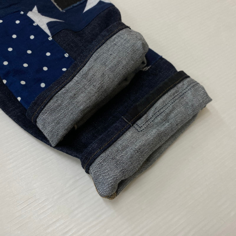 【中古品】【メンズ】 SOPHNET. ソフネット SLIM-FIT ANKLE CUT REPAIR DENIM PANTS SOPH-156031 スリムフィット アンクルカット リペア デニムパンツ ボトムス ジーンズ 153-260716-ss-10-tei サイズ：M カラー：インディゴ 万代Net店