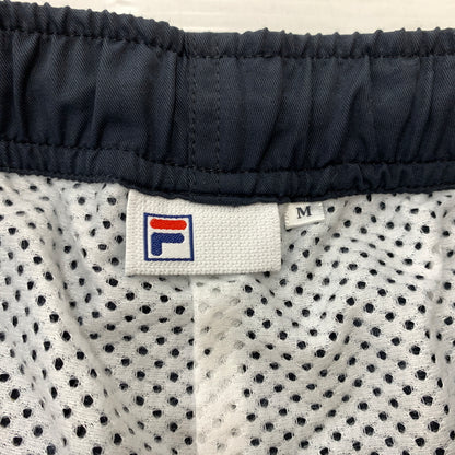 【中古品】【メンズ】 FR2 エフアールツー × FILA フィラ 別注コラボ LOGO NYLON PANTS 1080000000536 ロゴ ナイロン パンツ ボトムス 153-260730-sa-19-tei サイズ：M カラー：ネイビー 万代Net店