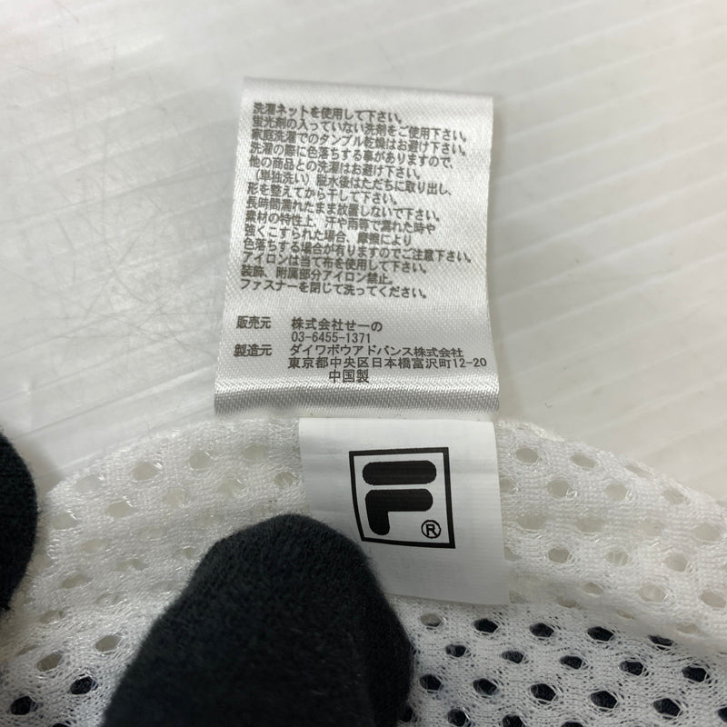 【中古品】【メンズ】 FR2 エフアールツー × FILA フィラ 別注コラボ LOGO NYLON PANTS 1080000000536 ロゴ ナイロン パンツ ボトムス 153-260730-sa-19-tei サイズ：M カラー：ネイビー 万代Net店