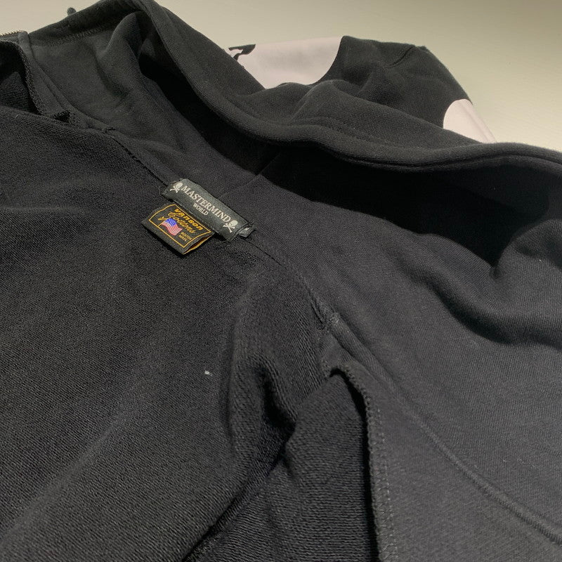 【中古品】【メンズ】 VANSON バンソン × MASTERMIND WORLD マスターマインド ワールド BONE HOODIE MW24C13-SW100 ボーン フーディ トップス プルオーバーパーカー 145-260531-ko-12-tei サイズ：M カラー：ブラック 万代Net店
