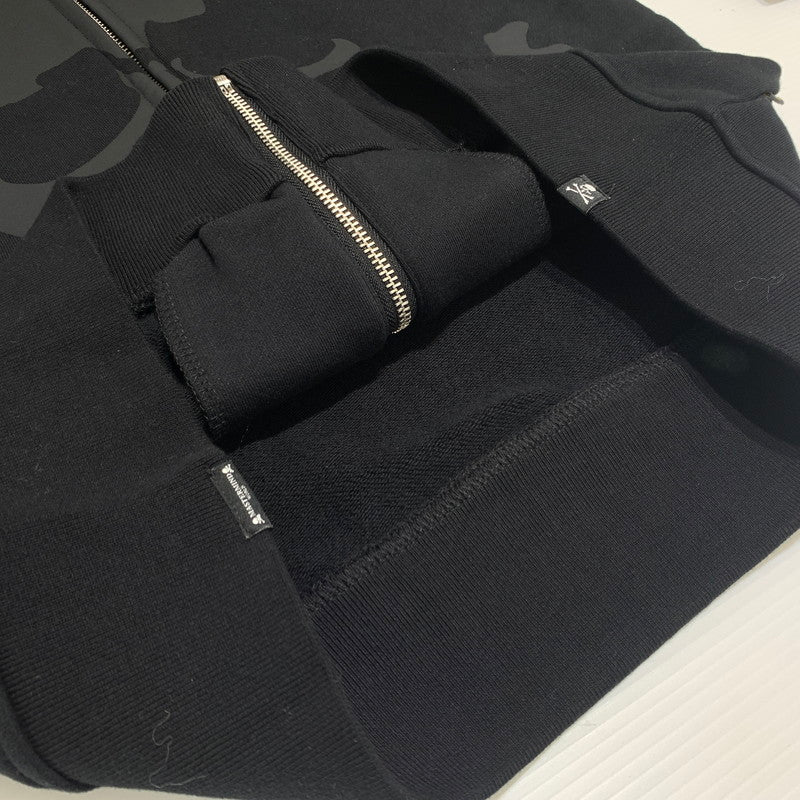 【中古品】【メンズ】 VANSON バンソン × MASTERMIND WORLD マスターマインド ワールド BONE HOODIE MW24C13-SW100 ボーン フーディ トップス プルオーバーパーカー 145-260531-ko-12-tei サイズ：M カラー：ブラック 万代Net店