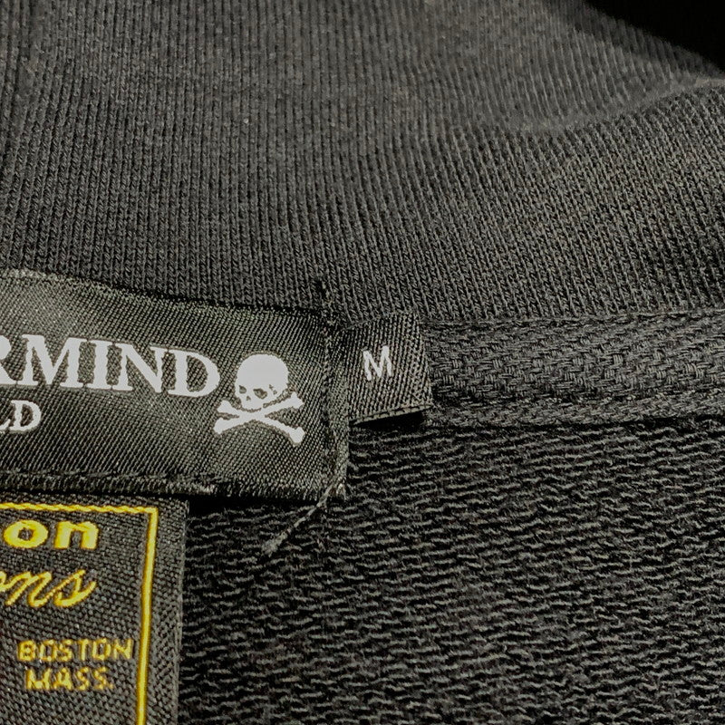 【中古品】【メンズ】 VANSON バンソン × MASTERMIND WORLD マスターマインド ワールド BONE HOODIE MW24C13-SW100 ボーン フーディ トップス プルオーバーパーカー 145-260531-ko-12-tei サイズ：M カラー：ブラック 万代Net店
