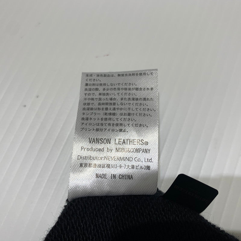【中古品】【メンズ】 VANSON バンソン × MASTERMIND WORLD マスターマインド ワールド BONE HOODIE MW24C13-SW100 ボーン フーディ トップス プルオーバーパーカー 145-260531-ko-12-tei サイズ：M カラー：ブラック 万代Net店