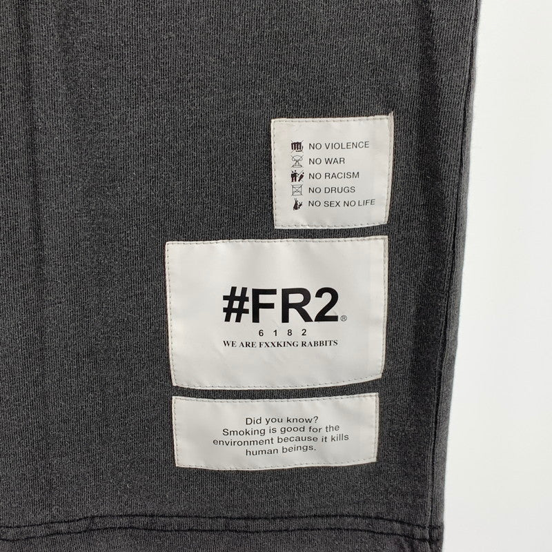 【中古美品】【メンズ】 FR2 SMOKING ANGEL PIGMENT T-SHIRT エフアール2 半袖Tシャツ カットソー ブランド 古着 142-260627-gm-03-fuz サイズ：M カラー：グレー 万代Net店