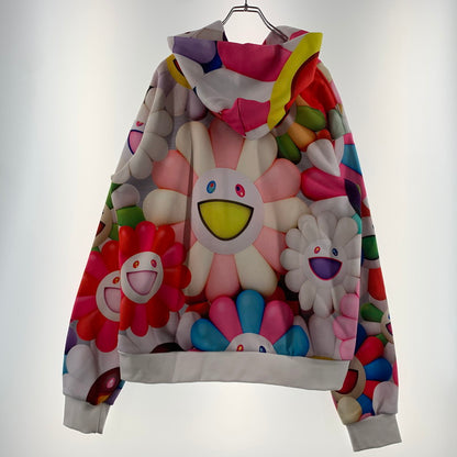 【中古品】【メンズ】 J.BALVIN バルヴィン × TAKASHI MURAKAMI タカシ ムラカミ 別注 コラボ AOP ALBUM HOODIE アルバム フーディ トップス プルオーバーパーカー 142-260531-ko-15-tei サイズ：M カラー：総柄 万代Net店