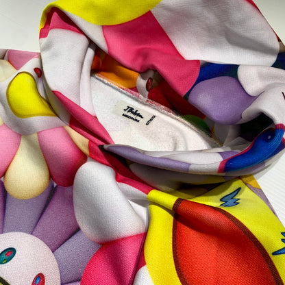 【中古品】【メンズ】 J.BALVIN バルヴィン × TAKASHI MURAKAMI タカシ ムラカミ 別注 コラボ AOP ALBUM HOODIE アルバム フーディ トップス プルオーバーパーカー 142-260531-ko-15-tei サイズ：M カラー：総柄 万代Net店