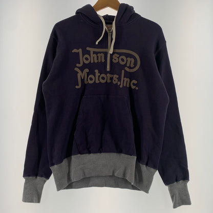 【中古品】【メンズ】 TOYS McCOY トイズマッコイ MCHILL SPORTSWEAR HALFZIP SWEATSHIRT HOODIE TMC1957 ハーフジップ スウェット パーカー トップス プルオーバーパーカー 145-260531-ko-13-tei サイズ：40 カラー：ネイビー 万代Net店