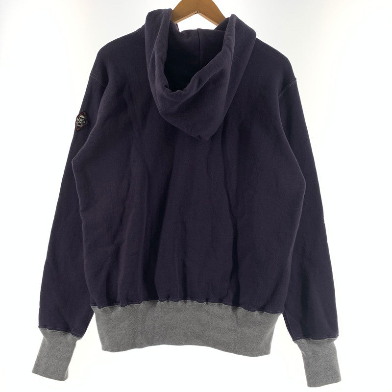 【中古品】【メンズ】 TOYS McCOY トイズマッコイ MCHILL SPORTSWEAR HALFZIP SWEATSHIRT HOODIE TMC1957 ハーフジップ スウェット パーカー トップス プルオーバーパーカー 145-260531-ko-13-tei サイズ：40 カラー：ネイビー 万代Net店