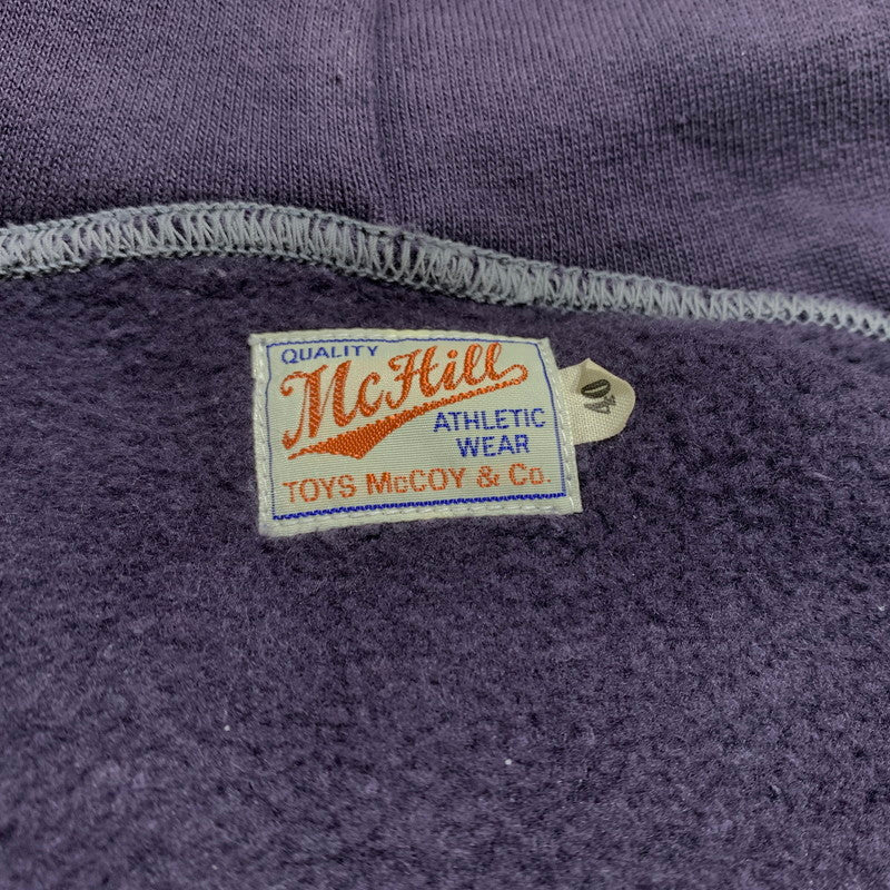 【中古品】【メンズ】 TOYS McCOY トイズマッコイ MCHILL SPORTSWEAR HALFZIP SWEATSHIRT HOODIE TMC1957 ハーフジップ スウェット パーカー トップス プルオーバーパーカー 145-260531-ko-13-tei サイズ：40 カラー：ネイビー 万代Net店