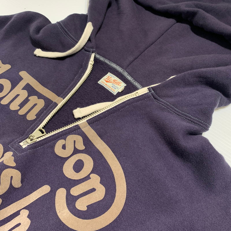 【中古品】【メンズ】 TOYS McCOY トイズマッコイ MCHILL SPORTSWEAR HALFZIP SWEATSHIRT HOODIE TMC1957 ハーフジップ スウェット パーカー トップス プルオーバーパーカー 145-260531-ko-13-tei サイズ：40 カラー：ネイビー 万代Net店