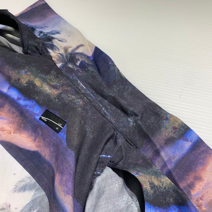 【中古品】【メンズ】 LAD MUSICIAN ラッドミュージシャン PALMTREE S/S OPENCOLLAR SHIRT 2123-127 パームツリー オープンカラー シャツ 半袖 トップス レーヨンシャツ 140-260531-ko-23-tei サイズ：46 カラー：総柄 万代Net店