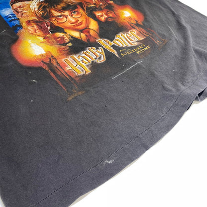 【中古品】【メンズ】 SAINT Mxxxxxx セント マイケル × HARRY POTTER ハリーポッター 別注 コラボ HP S/S TEE SORCERER'S STONE SM-HR1-0000-C44 ハリーポッター ショートスリーブ Tシャツ 半袖 トップス 142-260531-ko-17-tei サイズ：XXL カラー：ブラック 万代Net店