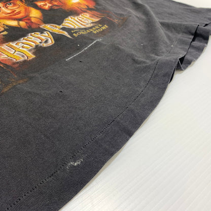 【中古品】【メンズ】 SAINT Mxxxxxx セント マイケル × HARRY POTTER ハリーポッター 別注 コラボ HP S/S TEE SORCERER'S STONE SM-HR1-0000-C44 ハリーポッター ショートスリーブ Tシャツ 半袖 トップス 142-260531-ko-17-tei サイズ：XXL カラー：ブラック 万代Net店