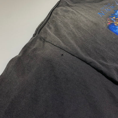 【中古品】【メンズ】 SAINT Mxxxxxx セント マイケル × HARRY POTTER ハリーポッター 別注 コラボ HP S/S TEE SORCERER'S STONE SM-HR1-0000-C44 ハリーポッター ショートスリーブ Tシャツ 半袖 トップス 142-260531-ko-17-tei サイズ：XXL カラー：ブラック 万代Net店