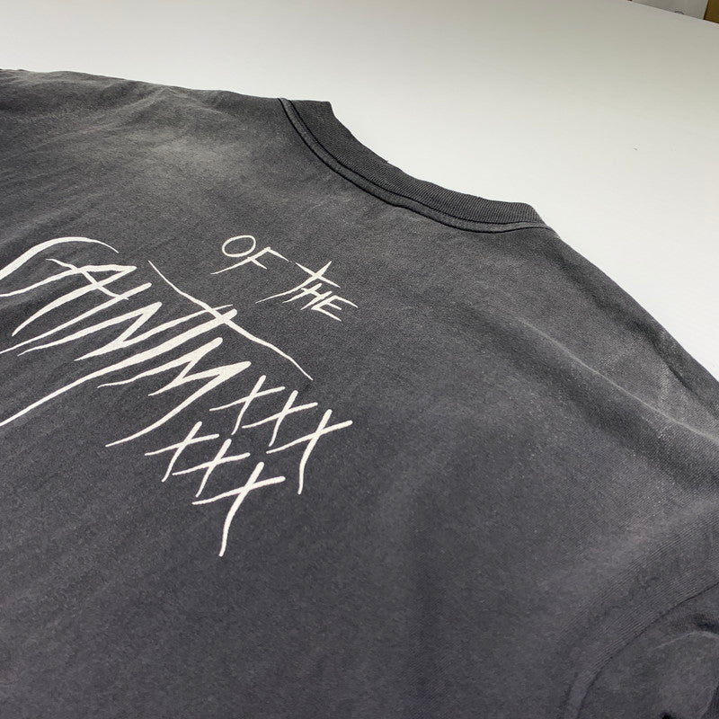 【中古品】【メンズ】 SAINT Mxxxxxx セント マイケル × HARRY POTTER ハリーポッター 別注 コラボ HP S/S TEE SORCERER'S STONE SM-HR1-0000-C44 ハリーポッター ショートスリーブ Tシャツ 半袖 トップス 142-260531-ko-17-tei サイズ：XXL カラー：ブラック 万代Net店