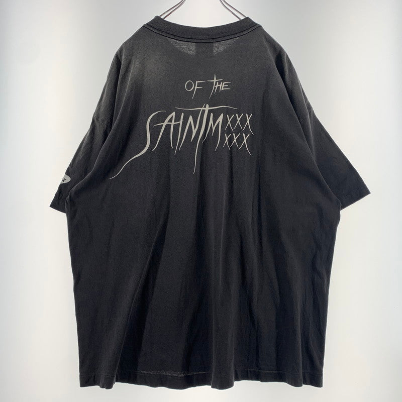 【中古品】【メンズ】 SAINT Mxxxxxx セント マイケル × HARRY POTTER ハリーポッター 別注 コラボ HP S/S TEE SORCERER'S STONE SM-HR1-0000-C44 ハリーポッター ショートスリーブ Tシャツ 半袖 トップス 142-260531-ko-17-tei サイズ：XXL カラー：ブラック 万代Net店