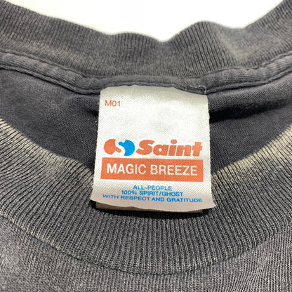 【中古品】【メンズ】 SAINT Mxxxxxx セント マイケル × HARRY POTTER ハリーポッター 別注 コラボ HP S/S TEE SORCERER'S STONE SM-HR1-0000-C44 ハリーポッター ショートスリーブ Tシャツ 半袖 トップス 142-260531-ko-17-tei サイズ：XXL カラー：ブラック 万代Net店