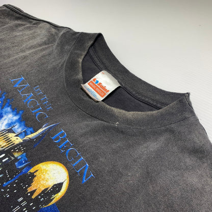 【中古品】【メンズ】 SAINT Mxxxxxx セント マイケル × HARRY POTTER ハリーポッター 別注 コラボ HP S/S TEE SORCERER'S STONE SM-HR1-0000-C44 ハリーポッター ショートスリーブ Tシャツ 半袖 トップス 142-260531-ko-17-tei サイズ：XXL カラー：ブラック 万代Net店