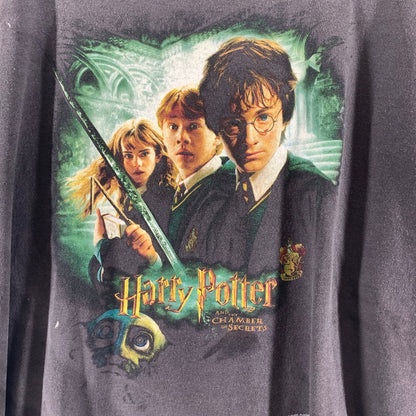 【中古品】【メンズ】 SAINT MICHAEL×HARRY POTTER セントマイケル ハリーポッター Tシャツ SM-HR1-0000-C46 CHAMBER OF SCRT HP SS TEE ブラック/サイズXXL ※タグ付き 142-260916-io-02-fuzh カラー：ブラック 万代Net店