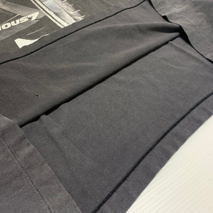 【中古品】【メンズ】 SAINT Mxxxxxx セント マイケル × WILD SPEED ワイルドスピード 別注 コラボ FF-SS TEE FAST&FURIOUS7 SM-HR1-0000-C74 ショートスリーブ Tシャツ 半袖 トップス ヴィンテージ加工 142-260531-ko-16-tei サイズ：XXL カラー：ブラック 万代Net店