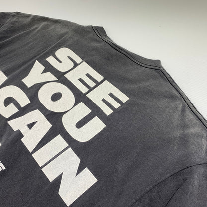 【中古品】【メンズ】 SAINT Mxxxxxx セント マイケル × WILD SPEED ワイルドスピード 別注 コラボ FF-SS TEE FAST&FURIOUS7 SM-HR1-0000-C74 ショートスリーブ Tシャツ 半袖 トップス ヴィンテージ加工 142-260531-ko-16-tei サイズ：XXL カラー：ブラック 万代Net店