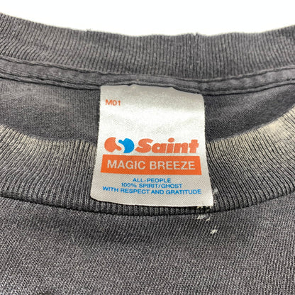 【中古品】【メンズ】 SAINT Mxxxxxx セント マイケル × WILD SPEED ワイルドスピード 別注 コラボ FF-SS TEE FAST&FURIOUS7 SM-HR1-0000-C74 ショートスリーブ Tシャツ 半袖 トップス ヴィンテージ加工 142-260531-ko-16-tei サイズ：XXL カラー：ブラック 万代Net店