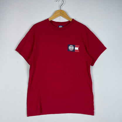 【中古品】【メンズ】 INDEPENDENT インディペンデント AMERICAN MADE LOGO S/S TEE アメリカン メイド ロゴ ショートスリーブ Tシャツ 半袖 トップス 145-260531-yo-10-tei サイズ：不明 カラー：レッド 万代Net店