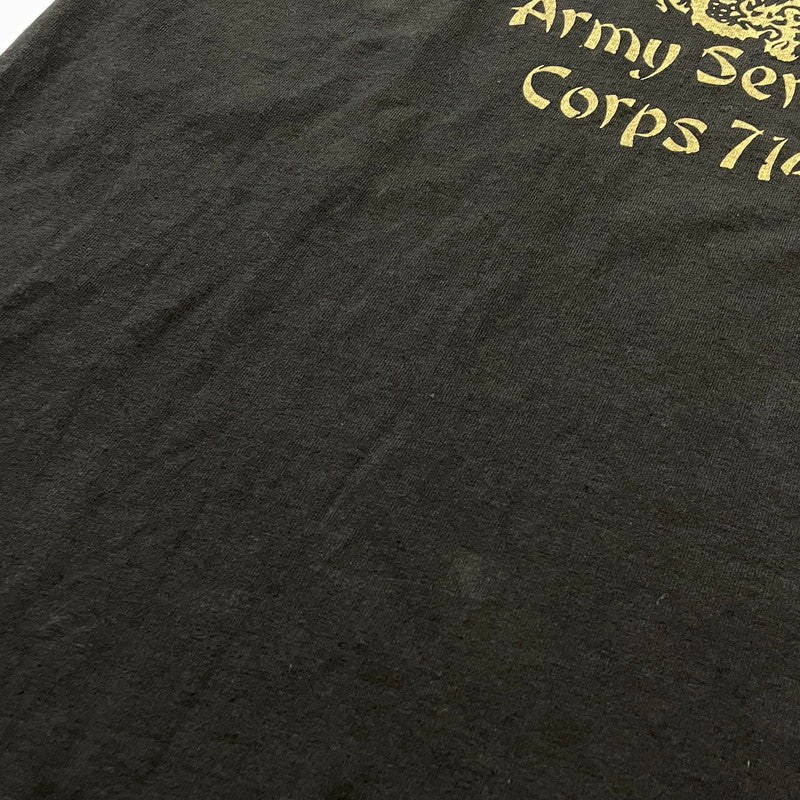 【中古品】【メンズ】 TULTEX タルテックス 90's ASC LOGO S/S TEE 90年代 ロゴ ショート スリーブ Tシャツ 半袖 トップス 145-260801-sa-09-tei サイズ：L カラー：ブラック 万代Net店