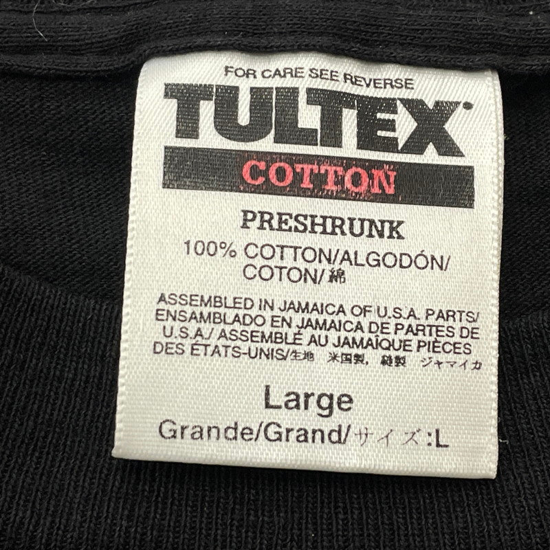 【中古品】【メンズ】 TULTEX タルテックス 90's ASC LOGO S/S TEE 90年代 ロゴ ショート スリーブ Tシャツ 半袖 トップス 145-260801-sa-09-tei サイズ：L カラー：ブラック 万代Net店