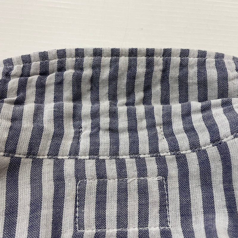 【中古品】【メンズ】 WTAPS ダブルタップス STRIPE S/S SHIRT 121SPDT-SHM02 ストライプ ショートスリーブ 半袖 トップス 142-260618-sa-15-tei サイズ：S カラー：ブルー 万代Net店