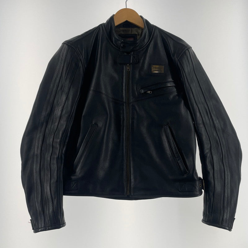 【中古品】【メンズ】 NANKAI ナンカイ SINGLE RIDERS JACKET シングル ライダース ジャケット 145-260617-sa-14-tei サイズ：LL カラー：ブラック 万代Net店