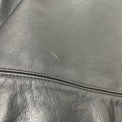 【中古品】【メンズ】 NANKAI ナンカイ SINGLE RIDERS JACKET シングル ライダース ジャケット 145-260617-sa-14-tei サイズ：LL カラー：ブラック 万代Net店
