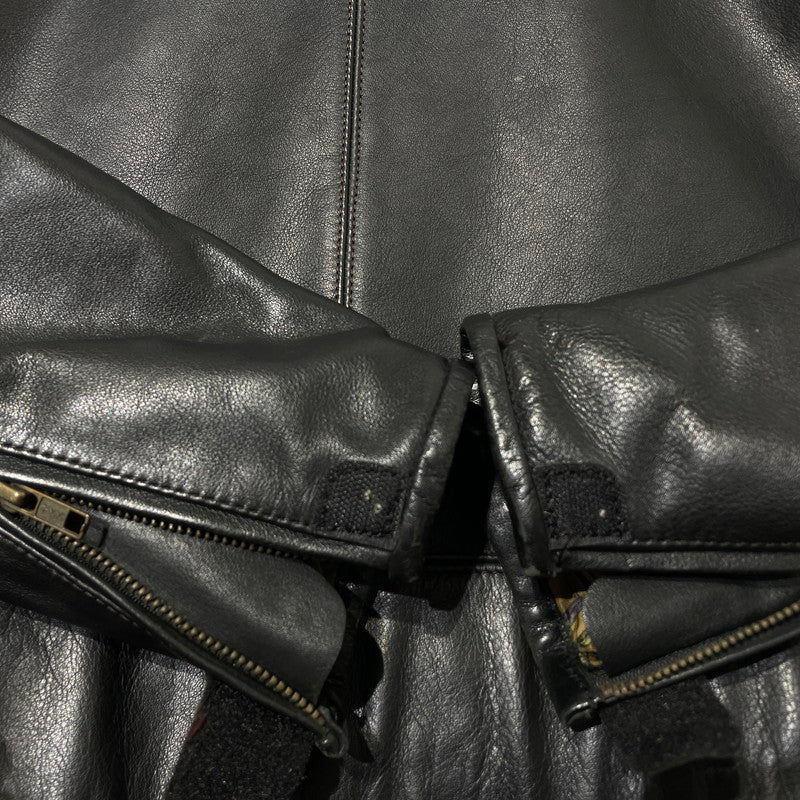 【中古品】【メンズ】 NANKAI ナンカイ SINGLE RIDERS JACKET シングル ライダース ジャケット 145-260617-sa-14-tei サイズ：LL カラー：ブラック 万代Net店
